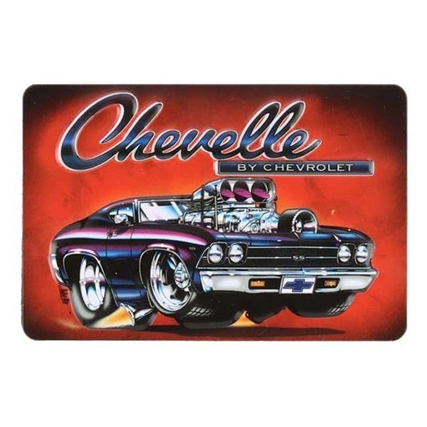 Chevrolet Chevrolet 90146406-S Chevelle Embossed Tin Magnet 90146406-S